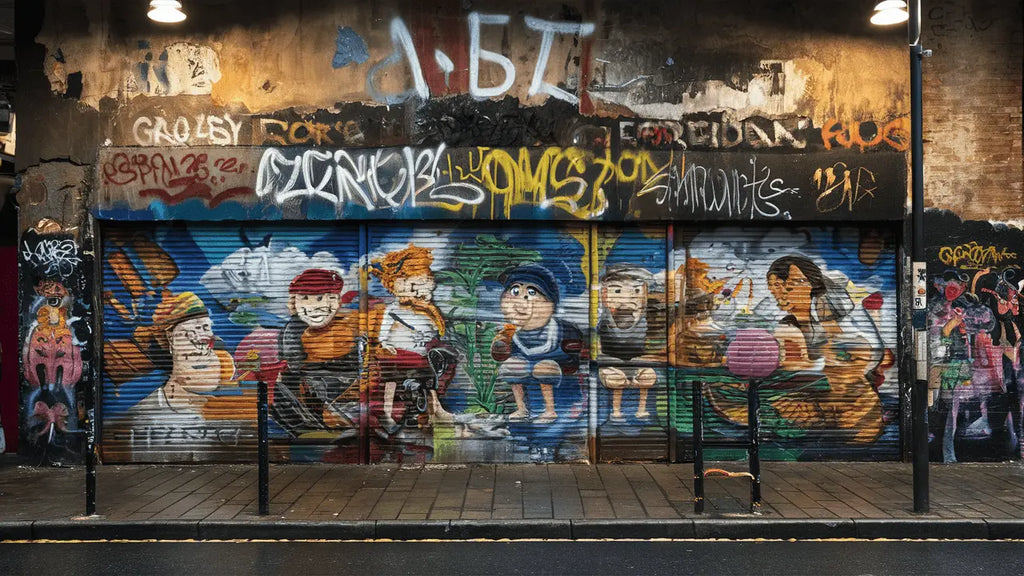 Graffiti Canvas Art Art