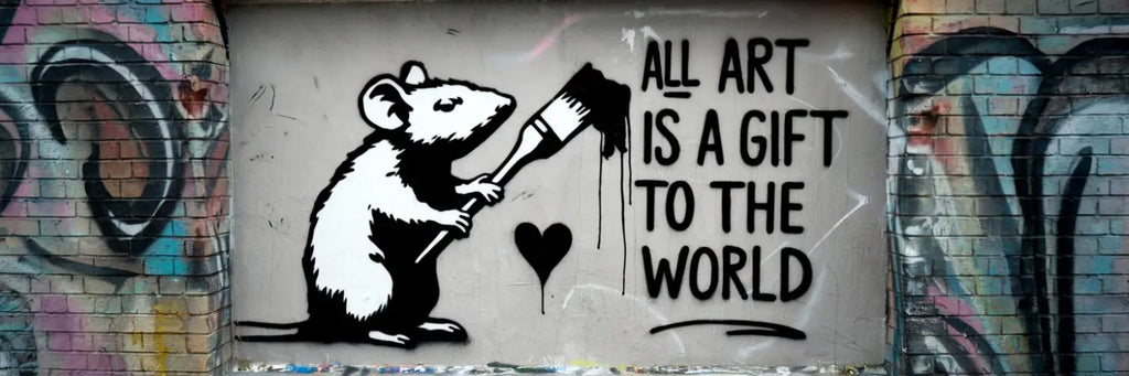 Je vous invite à découvrir l'énigmatique figure de Banksy, véritable énigme dans l'univers du graffiti. Ses créations, fréquemment imprégnées d'ironie et de subversion, résonnent avec les réalités socio-politiques et ne laissent aucun observateur impassible.