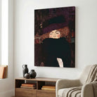 Klimt's Woman with a Hat painting, chic and artistic wall decoration