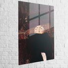 Gustav Klimt's Woman with a Hat painting on Acrylic Glass Print, premium gloss finish