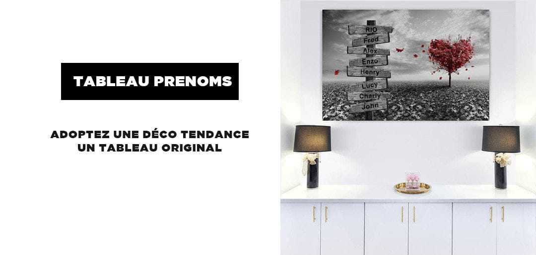 Personalized First Names Chart