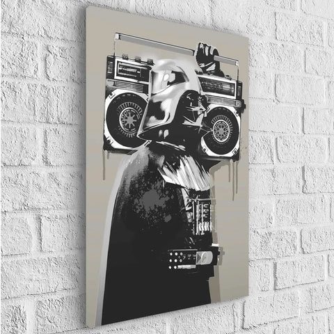 Tableau Street Art Dark Vador