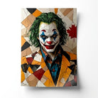 Tableau Joker Pop Art Abstrait - 40x60cm / Affiche sans cadre - Tableau Marvel