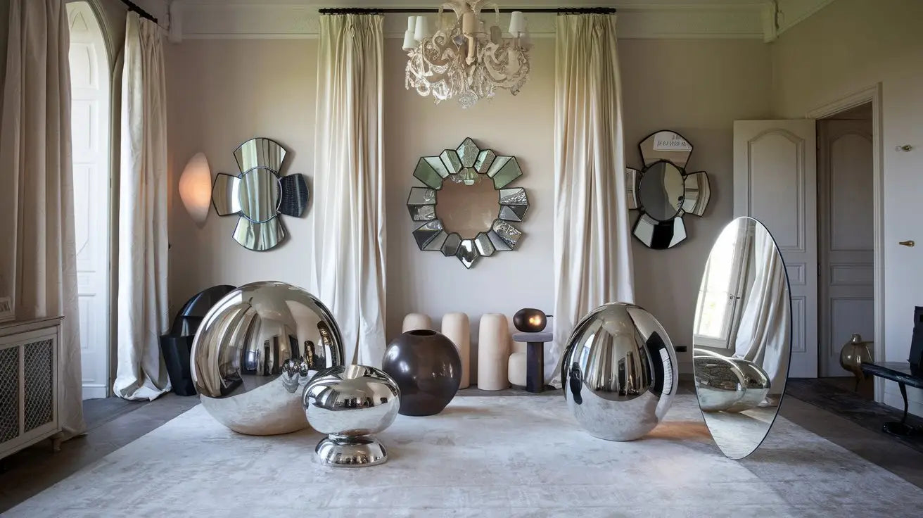 Accessoires déco miroirs et tableaux pour intérieur.