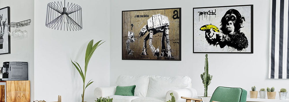 tableau Banksy Street art