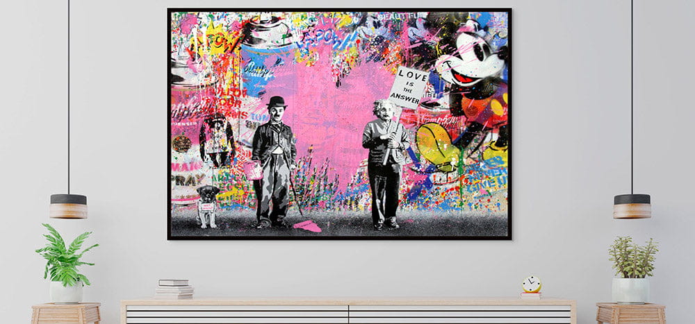 Tableau street art Banksy