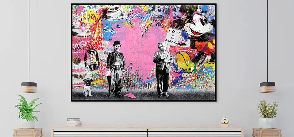 Tableau street art Banksy
