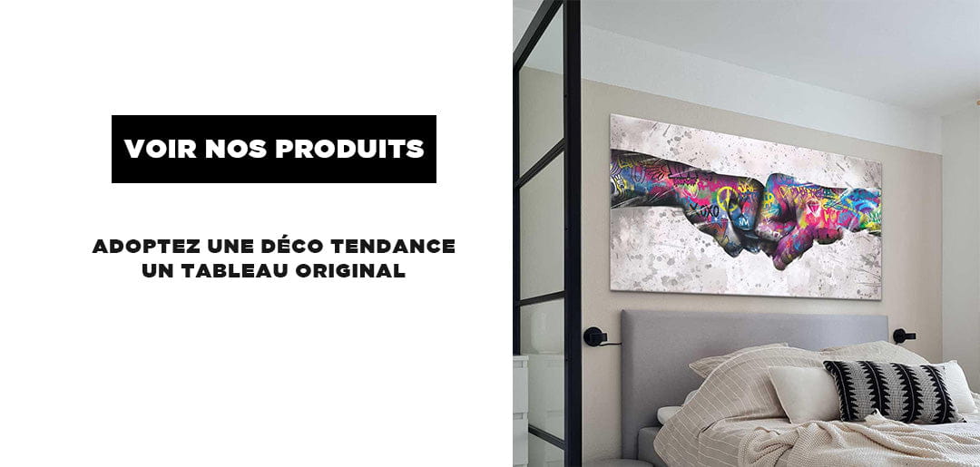 Tableau Street Art Coloré