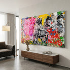 Tableau Street Art Love is all we Need - 80x40cm / Plexiglas - Tableau Street Art