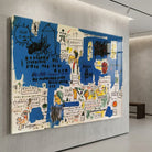 Tableau Basquiat Ascent - 40x60cm / Plexiglas - Tableau Peintre