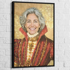 Tableau personnalisé La Reine d'Or avec photo intégrée

