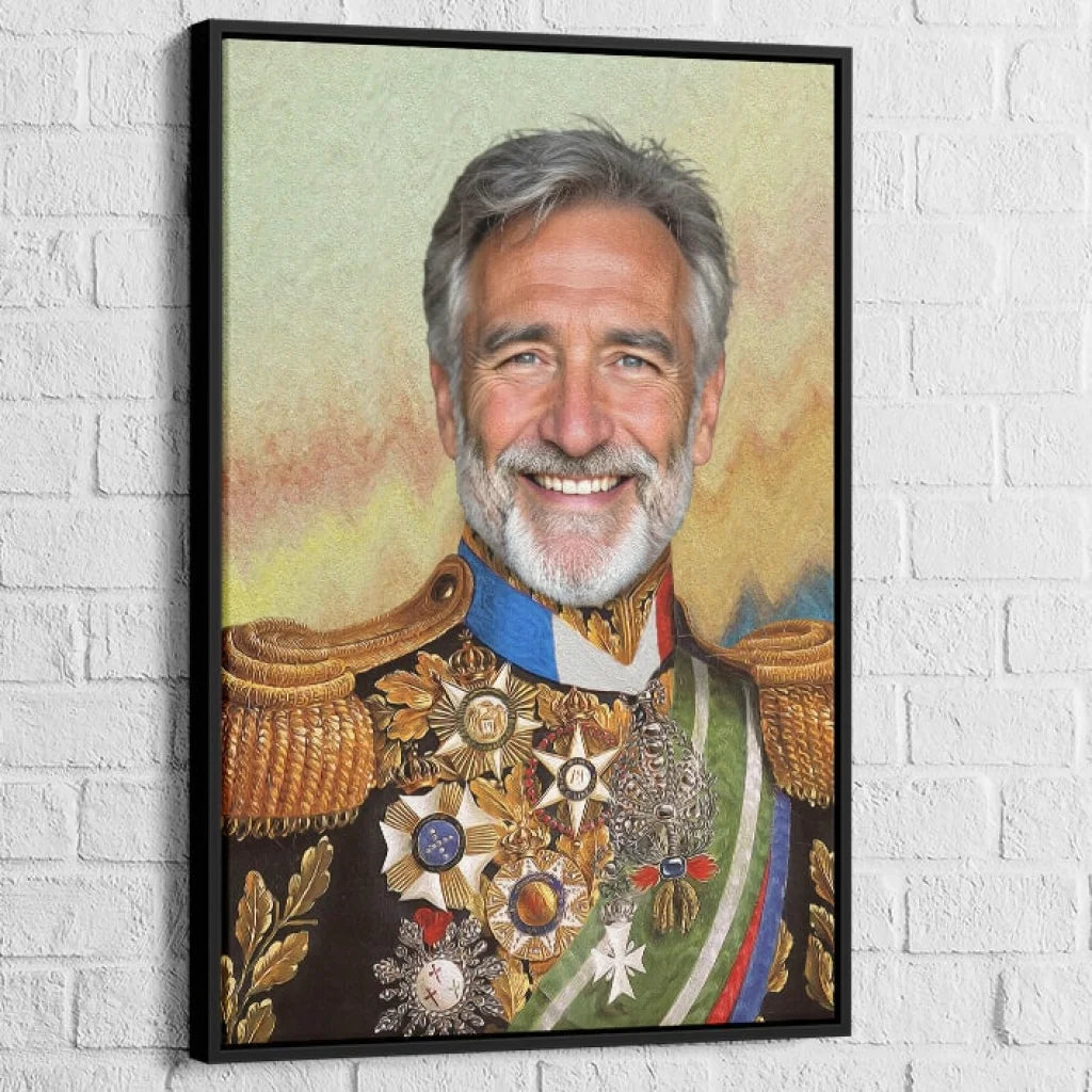 Tableau humour et élégance avec photo personnalisée

