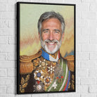 Tableau humour et élégance avec photo personnalisée

