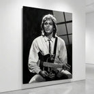 portrait goldman tableau artistique moderne noir et blanc