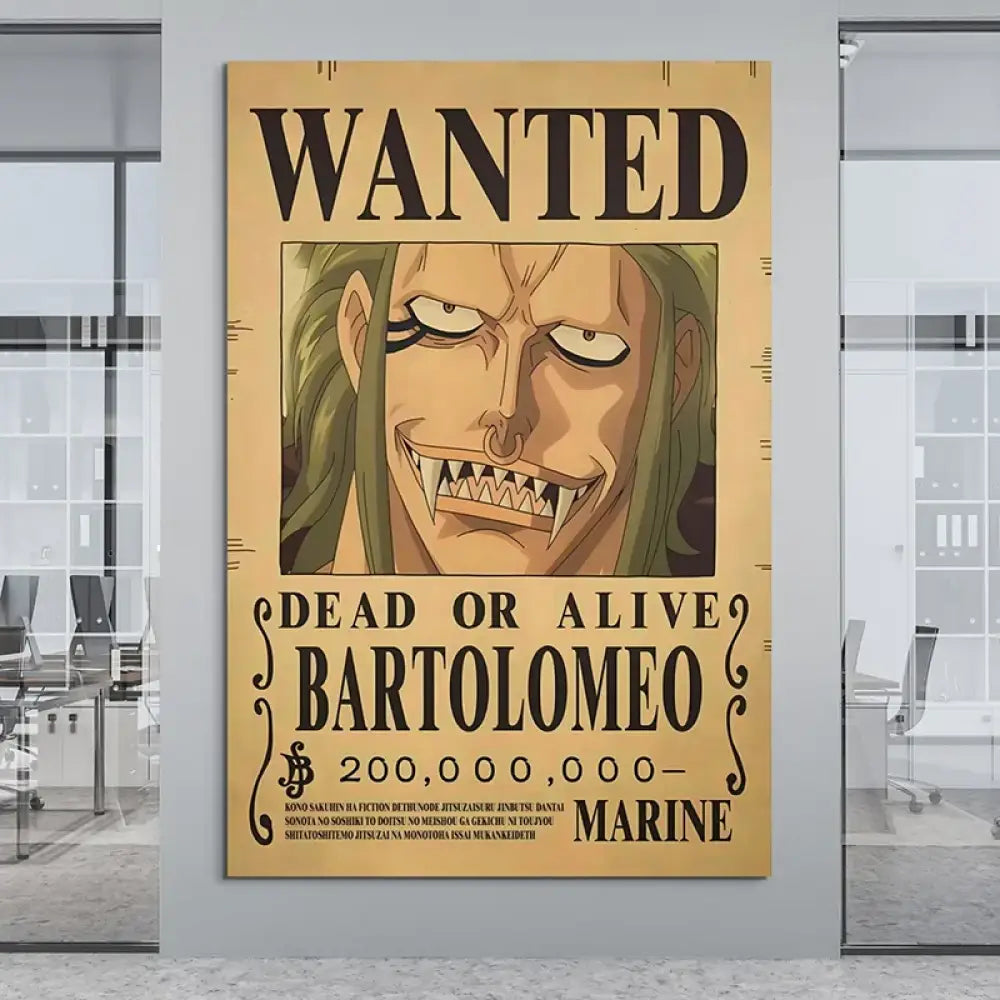Poster One piece Dead or Alive  Bartolomeo