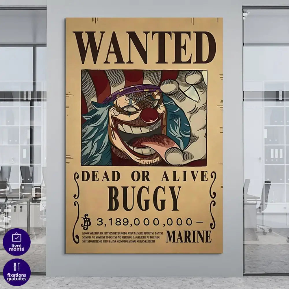 Poster One piece Dead or Alive  Buggy