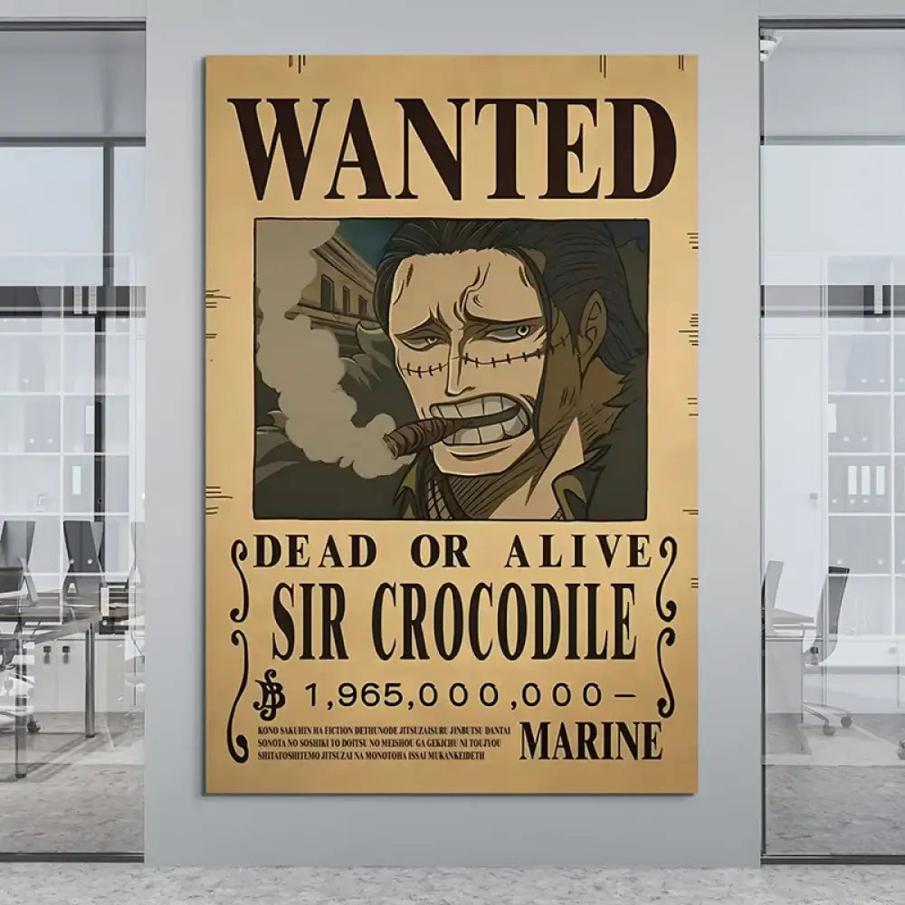 Poster One piece Dead or Alive  Crocodile
