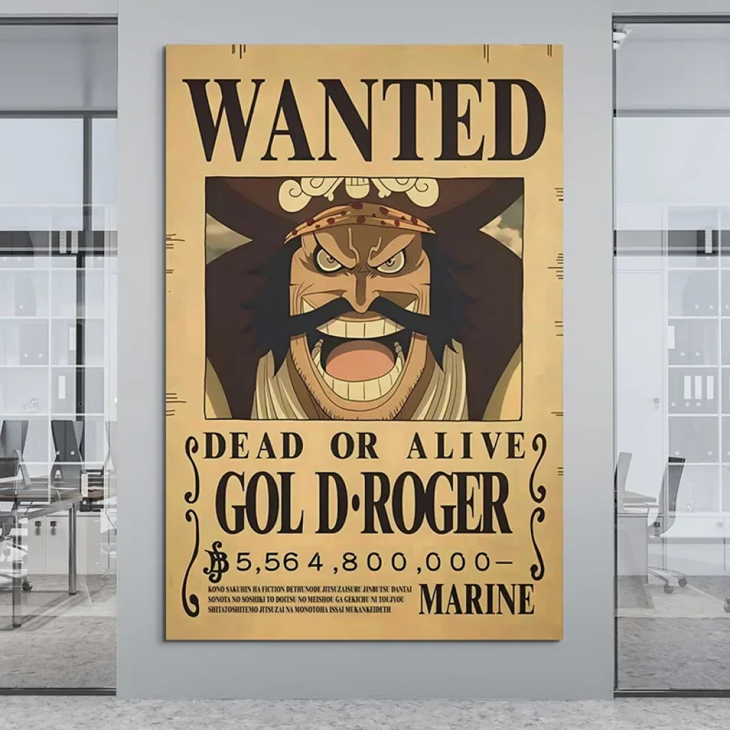 Poster One piece Dead or Alive Gold  Roger