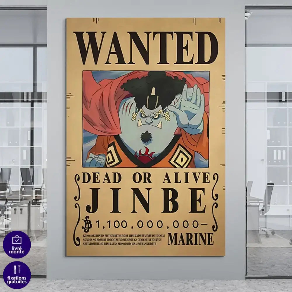 Poster One piece Dead or Alive Jinbe