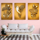 Tableau 3D Un Amour Or - Montableaudeco