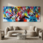 tableau abstrait moderne pour salon