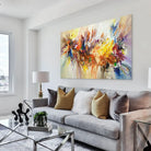 Décoration murale design – tableau Explosion pour pièce à vivre

