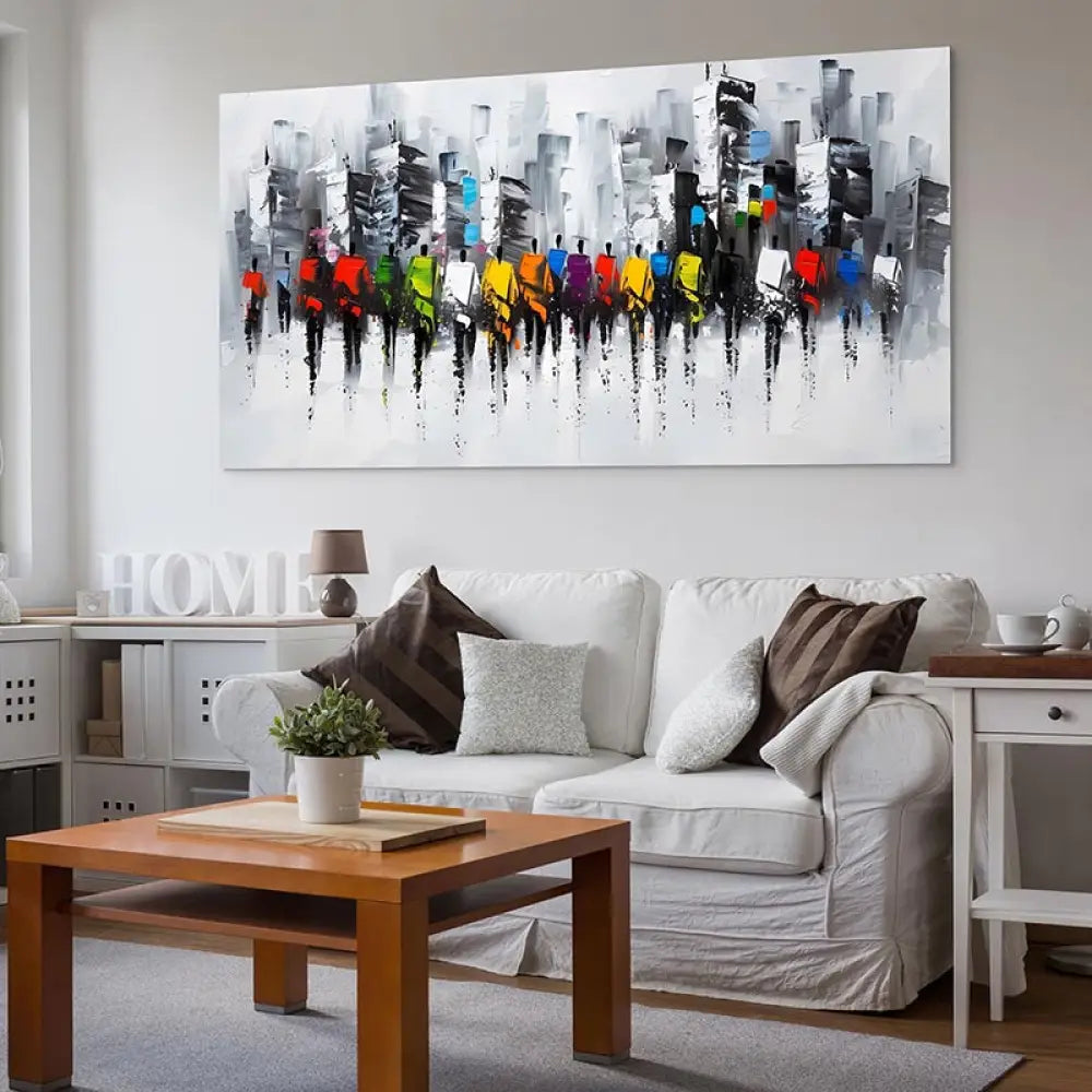 Tableau Abstrait Fusion Métropolitaine Tableau Abstrait