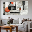 Tableau Abstrait Fusions Graphiques