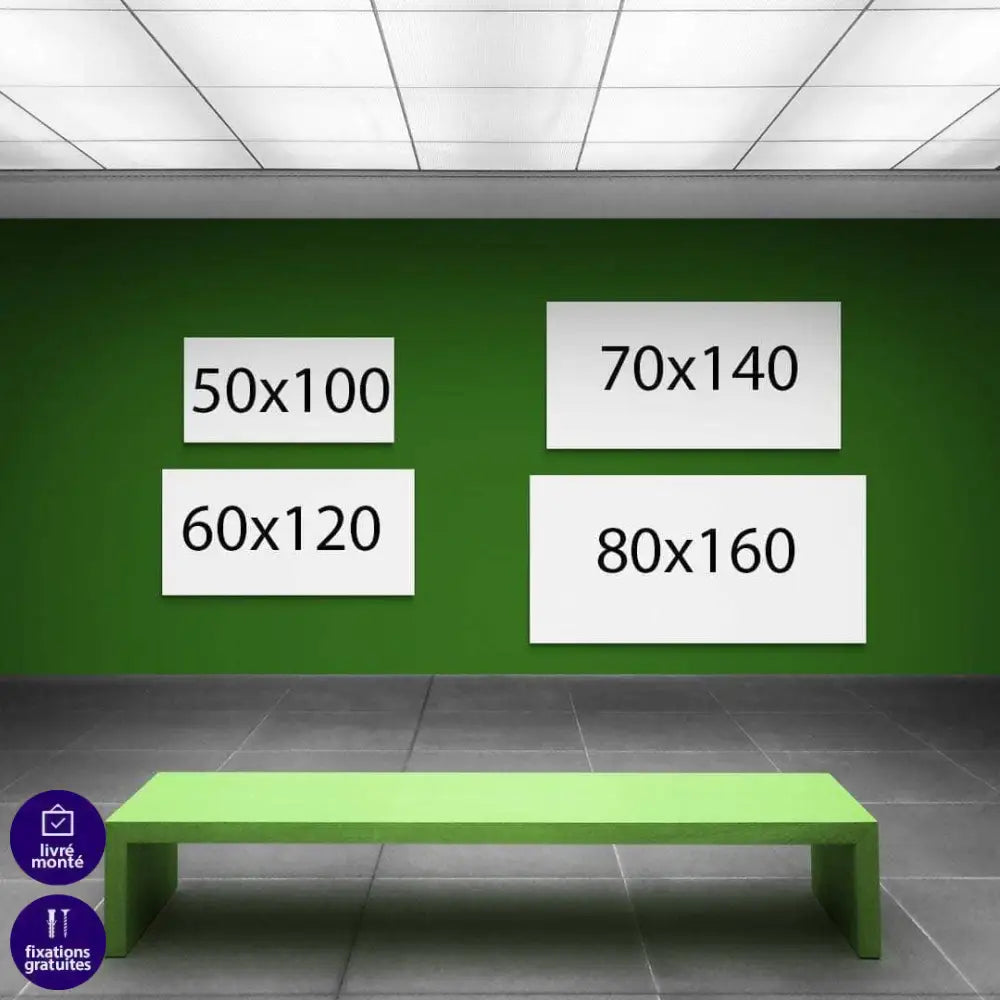 Tableau Abstrait La vie dans la forêt - Montableaudeco