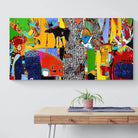 Tableau Abstrait La vie dans la forêt - Montableaudeco