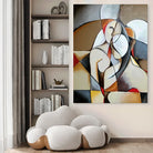 Tableau Abstrait Le Couple Tableau Abstrait