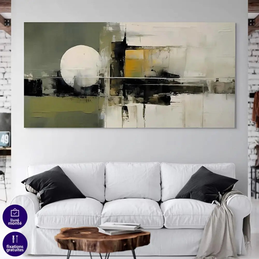 Tableau Abstrait Lumière et Ombre Tableau Abstrait