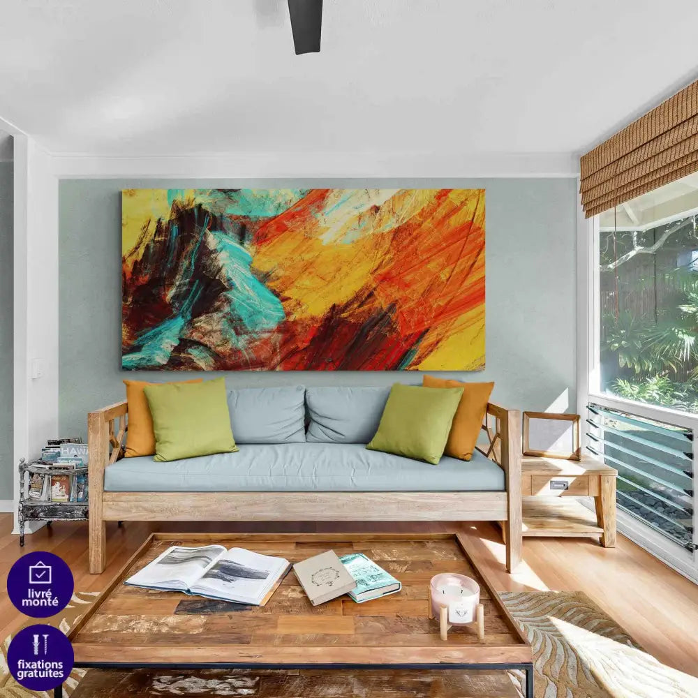 Tableau Abstrait Un nuage - Montableaudeco