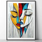 Abstract poster for wall decoration Montableaudeco