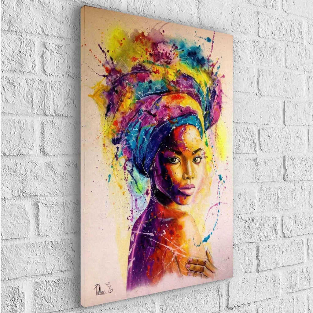 Tableau Afrique Femme Africaine