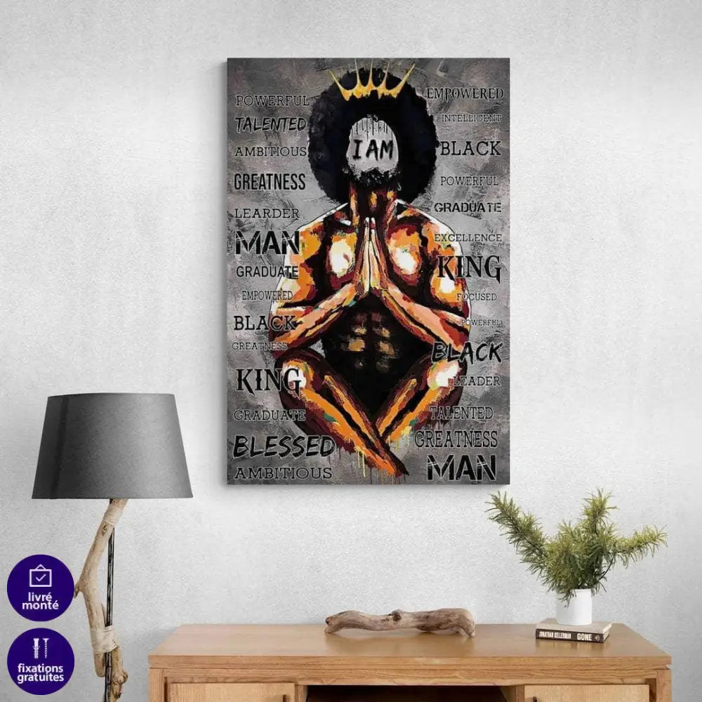 Tableau Afrique I AM - Montableaudeco