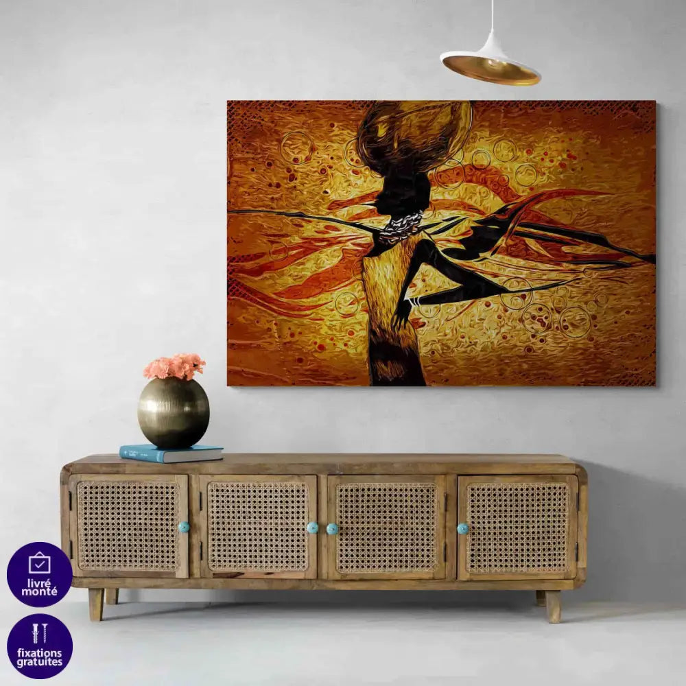 Tableau Afrique La Femme - Montableaudeco