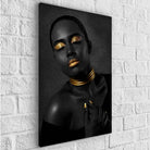 Tableau Afrique Noir et Or Collections 6 Pièces - Montableaudeco