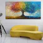 Tableau Arbre Éclat de Feuilles 5