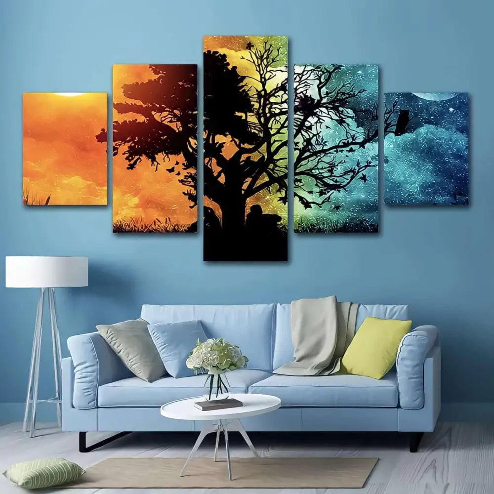 Tableau Arbre Le Jour et la Nuit - Montableaudeco