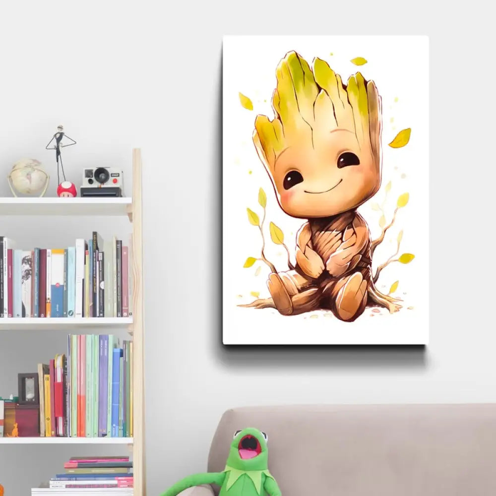 Tableau Baby’s Marvel 40x60cm / Affiche sans cadre / Groot Tableau Enfant