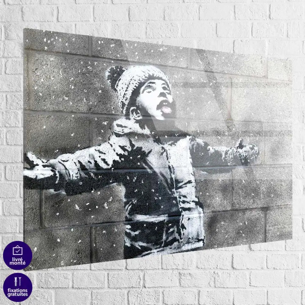 Tableau Banksy Ash Boy 40x60cm / Plexiglas Tableau Banksy