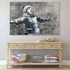 Tableau Banksy Ash Boy 40x60cm / Toile tendue sur châssis Tableau Banksy