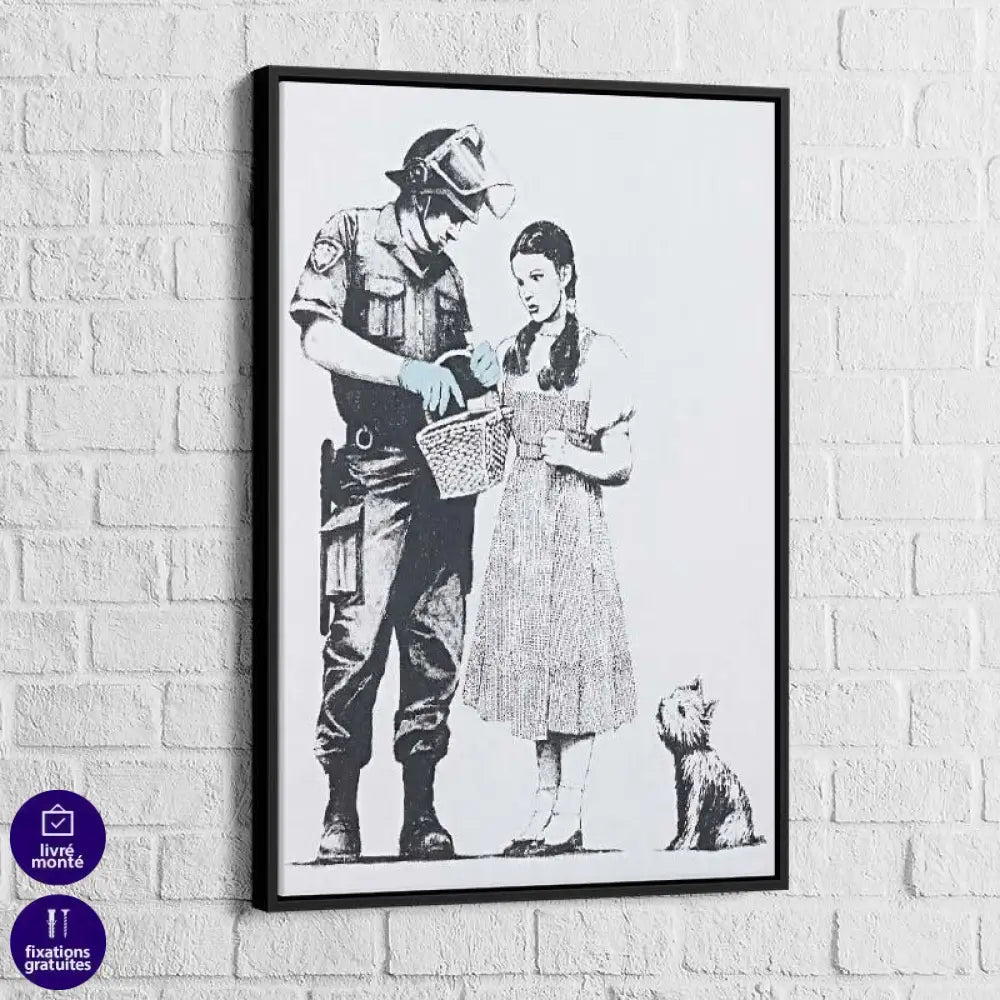 Tableau Banksy Dorothy - Montableaudeco
