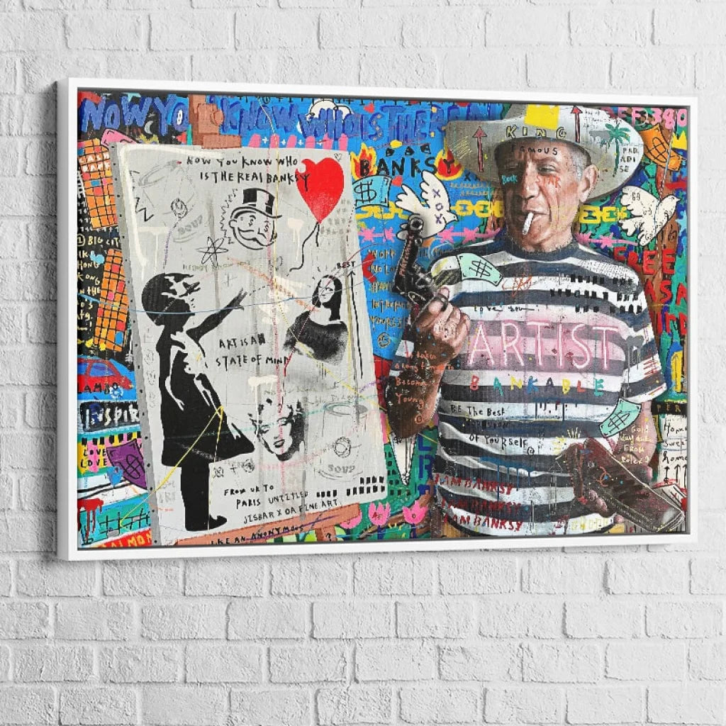 Impression artistique provocante style urbain moderne

