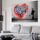 Tableau Banksy Le Peintre - Montableaudeco