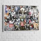 Tableau Banksy Mozaîc - Montableaudeco