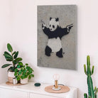 Tableau Banksy Panda With Guns Tableau Banksy