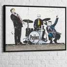 Tableau Banksy The Psychos 40x60cm / Cadre Noir Tableau Banksy
