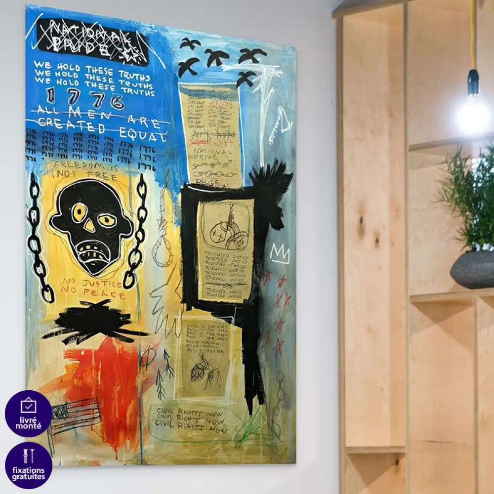Tableau Basquiat 1-3 1984 - Montableaudeco